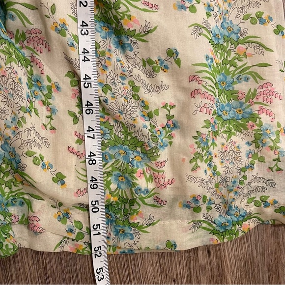 Vtg 70s This Is Yours Women’s XS Prairie Dress Gunne Style Floral Renaissance - Picture 9 of 11